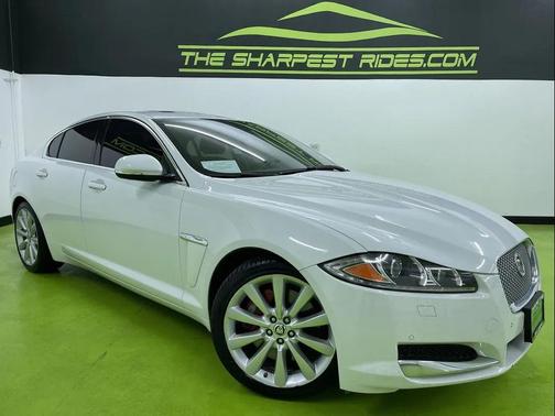 White 2013 Jaguar XF SC