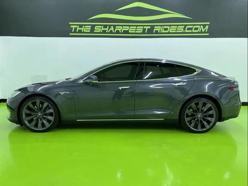 Gray 2016 Tesla Model S 90D