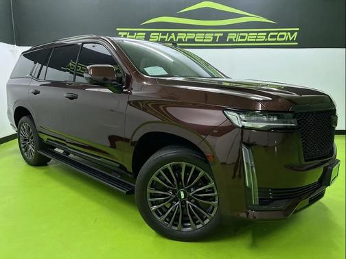 Red 2022 Cadillac Escalade Premium Luxury Platinum