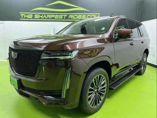 Red 2022 Cadillac Escalade Premium Luxury Platinum