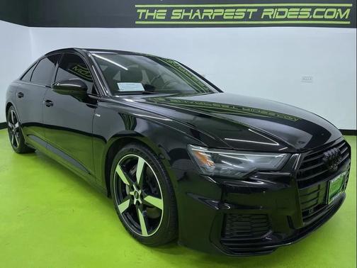 Black 2021 Audi A6 55 Premium
