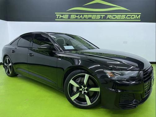 Black 2021 Audi A6 55 Premium