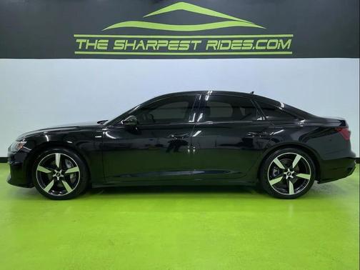 Black 2021 Audi A6 55 Premium