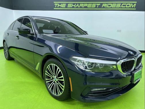 Blue 2018 BMW 530 xDrive
