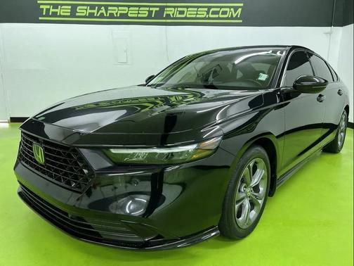 Black 2023 Honda Accord Hybrid EX-L