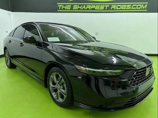 Black 2023 Honda Accord Hybrid EX-L