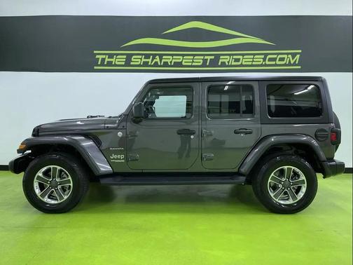 Gray 2018 Jeep Wrangler Unlimited Sahara