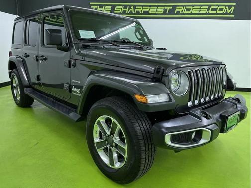 Gray 2018 Jeep Wrangler Unlimited Sahara