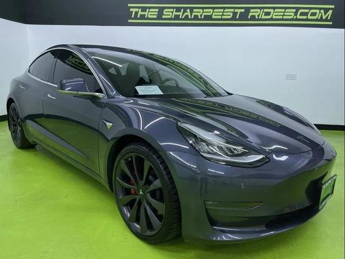Silver 2020 Tesla Model 3 Performance