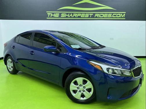 Blue 2018 Kia Forte LX