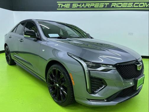 Gray 2022 Cadillac CT4 Sport