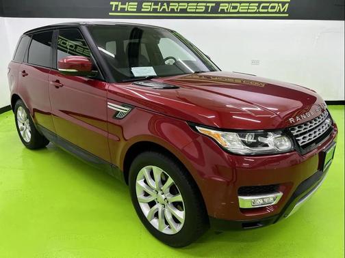 Red 2015 Land Rover Range Rover Sport Supercharged HSE