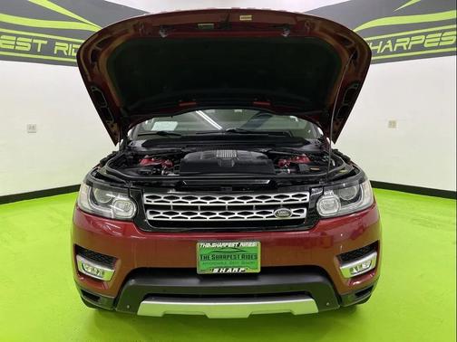 Red 2015 Land Rover Range Rover Sport Supercharged HSE