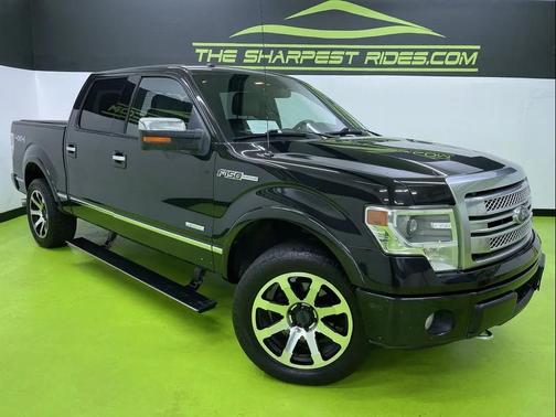 Black 2014 Ford F-150 Platinum Truck