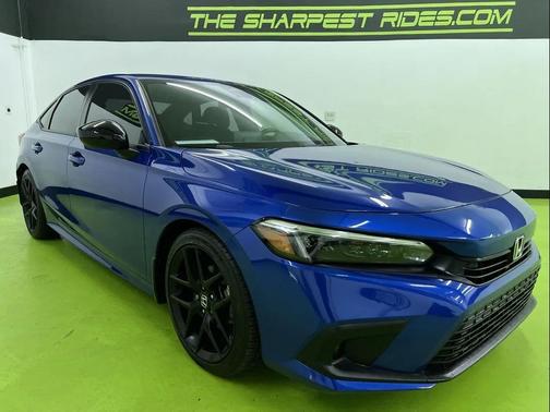 Blue 2023 Honda Civic Sport