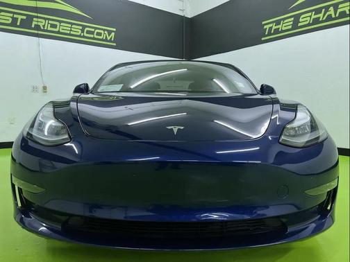 Blue 2018 Tesla Model 3 Long Range