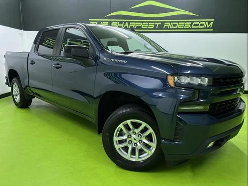 Blue 2021 Chevrolet Silverado 1500 RST