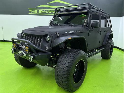 Black 2015 Jeep Wrangler Unlimited Rubicon