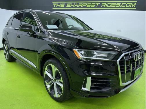 Black 2021 Audi Q7 55 Premium Plus