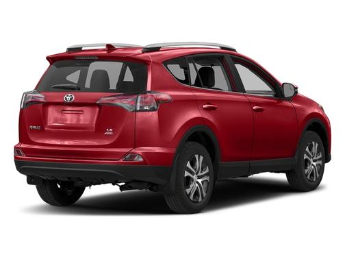 Red 2017 Toyota RAV4 LE
