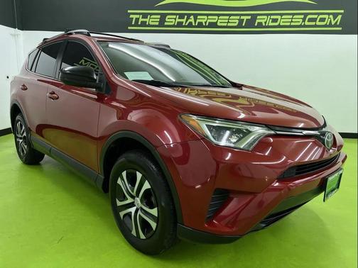 Red 2017 Toyota RAV4 LE