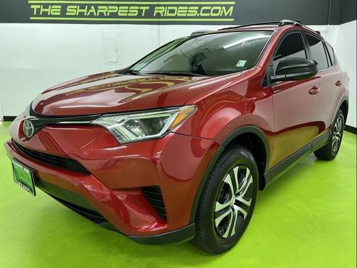 Red 2017 Toyota RAV4 LE