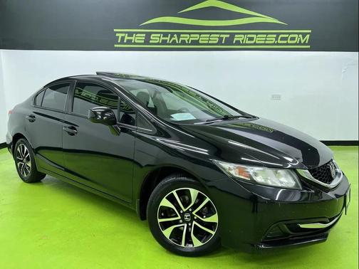 Black 2013 Honda Civic EX
