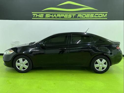 Black 2016 Dodge Dart SE
