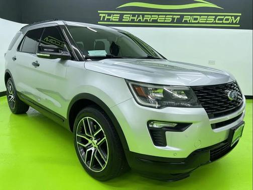 Gray 2018 Ford Explorer Sport