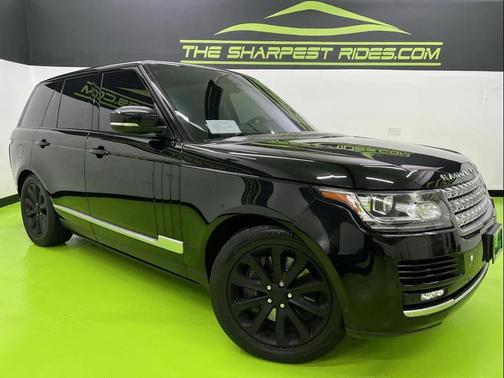 Black 2016 Land Rover Range Rover 3.0L Supercharged HSE