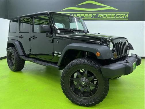 Black 2015 Jeep Wrangler Unlimited Sport
