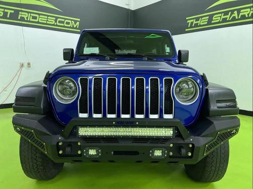 Blue 2020 Jeep Wrangler Unlimited Sport