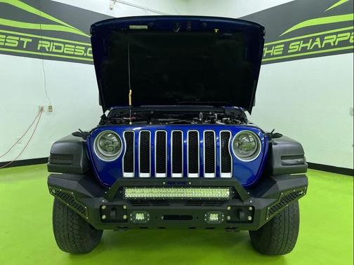 Blue 2020 Jeep Wrangler Unlimited Sport