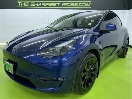 Blue 2023 Tesla Model Y Long Range Dual Motor All-Wheel Drive