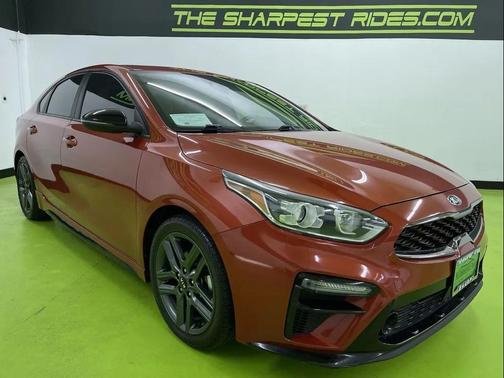 Orange 2021 Kia Forte GT-Line