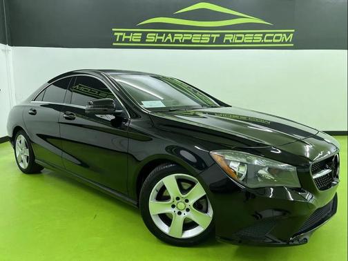 Black 2016 Mercedes-Benz CLA-Class 4MATIC