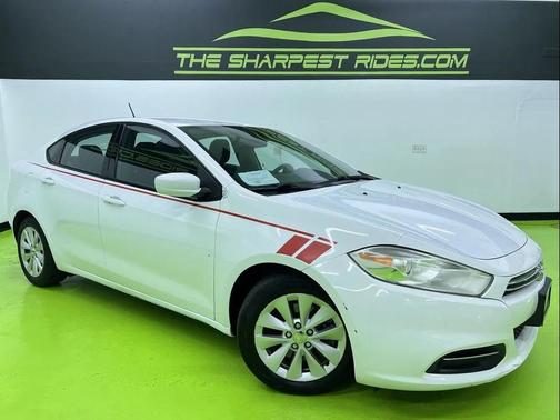 White 2015 Dodge Dart AERO