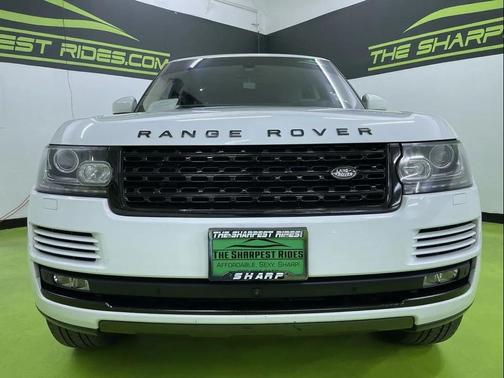 White 2016 Land Rover Range Rover 3.0L Turbocharged Diesel HSE Td6