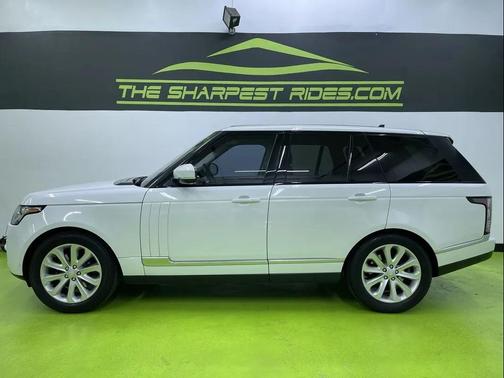 White 2016 Land Rover Range Rover 3.0L Turbocharged Diesel HSE Td6