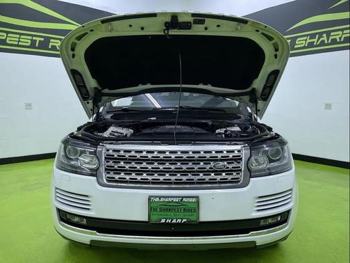 White 2016 Land Rover Range Rover 3.0L Turbocharged Diesel HSE Td6