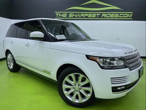 White 2016 Land Rover Range Rover 3.0L Turbocharged Diesel HSE Td6