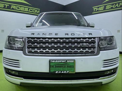 White 2016 Land Rover Range Rover 3.0L Turbocharged Diesel HSE Td6