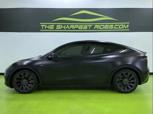 Solid Black 2020 Tesla Model Y Performance Dual Motor All-Wheel Drive