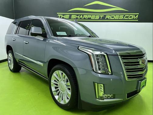Gray 2016 Cadillac Escalade Platinum