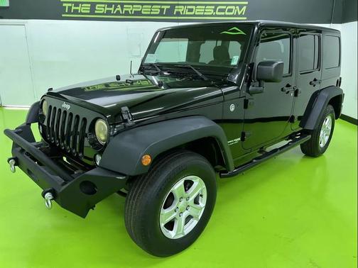 Black 2018 Jeep Wrangler JK Unlimited Sport