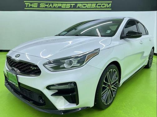 White 2021 Kia Forte GT