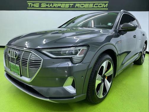 Gray 2019 Audi e-tron Premium Plus