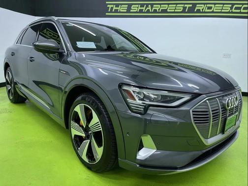 Gray 2019 Audi e-tron Premium Plus