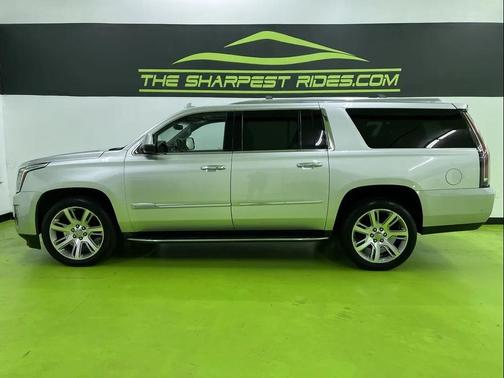 Silver 2017 Cadillac Escalade ESV Luxury
