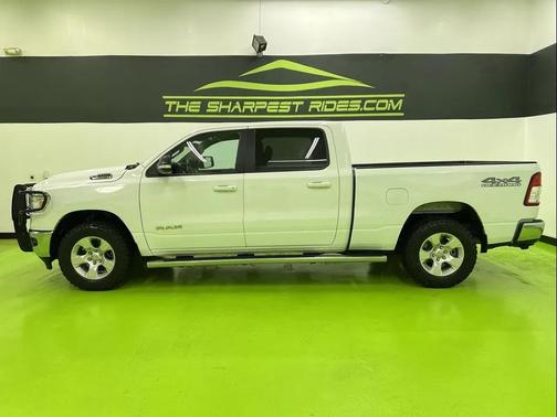 White 2022 RAM 1500 Big Horn/Lone Star